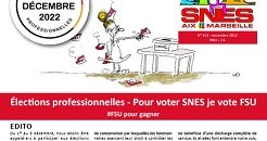 Journal académique n°413 - Spécial élections professsionnelles 2022