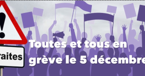 Mardi 17 décembre 2019 : grève universelle, contre le système universel de (…)