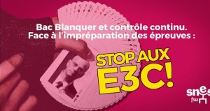 Plan d'action E3C, c'est assez !