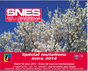 Journal n°360 spécial mutations 2014