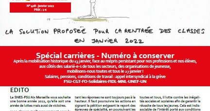 Journal académique n°408 - Spécial carrière 2022