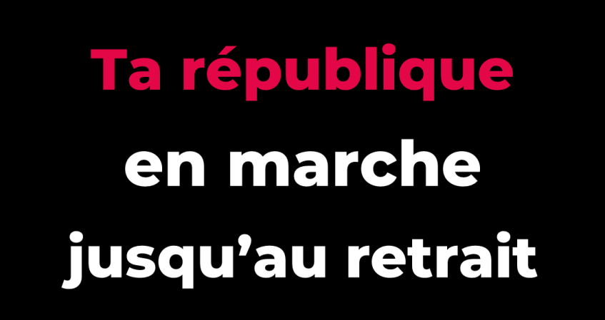 Retraites, ce n'est pas fini !